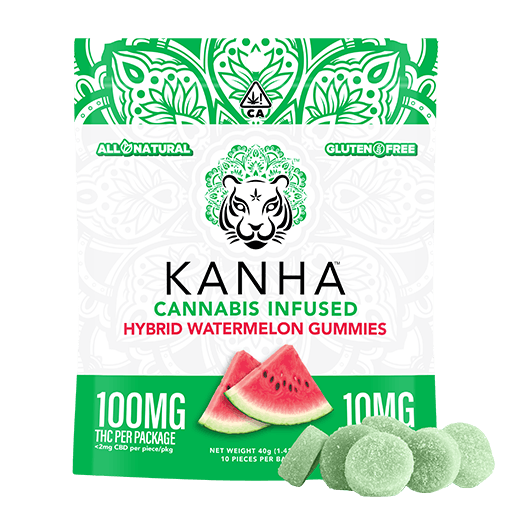 KANHA | Watermelon Hybrid Gummies – 100mg