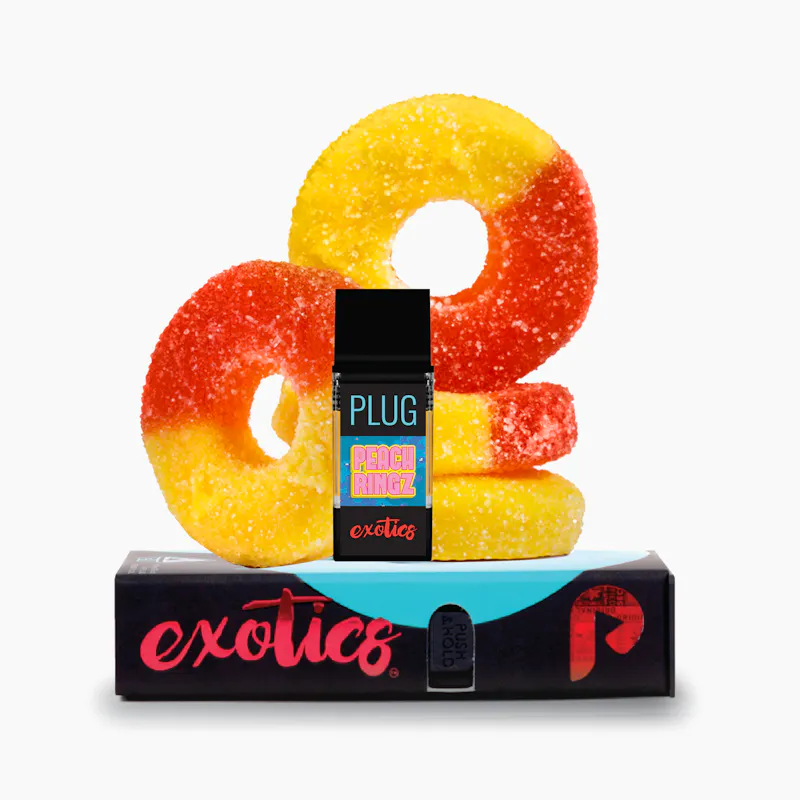 PLUGplay | PLUG™ EXOTICS: Peach Ringz Pod – 1.0g