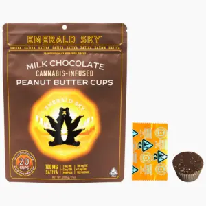 EMERALD SKY | Peanut Butter Cups Sativa (5mg each) – 100mg