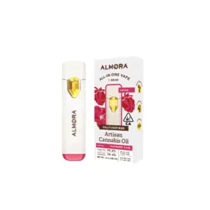 Raspberry Haze [1000mg] Almora 100% Fruit Live Resin All-In-One