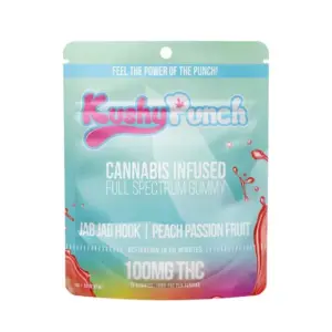 Kushy Punch Jab Jab Hook (H) - Peach Passion Fruit Gummy
