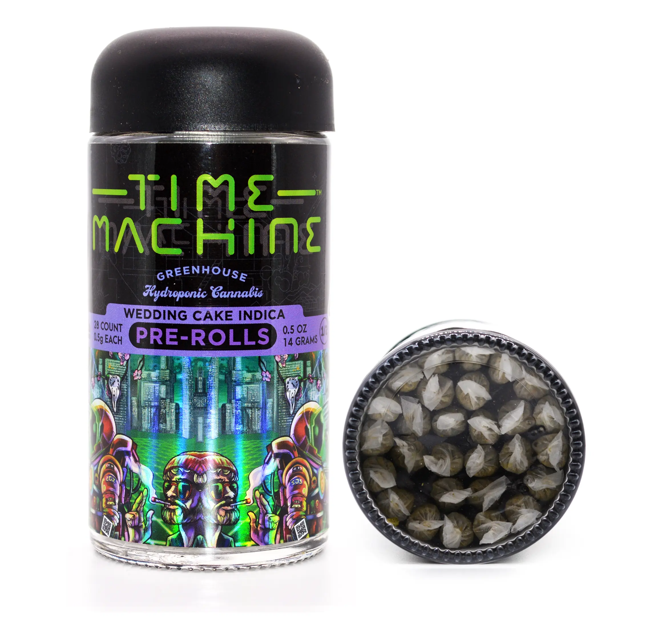 TIME MACHINE | PR OG Prerolls – 28 Pack 14g (0.5g Each)