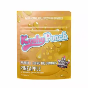 Kushy Punch Pineapple Gummies (H) - Individual