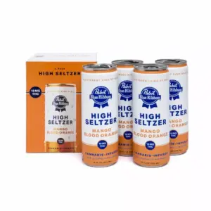 Pabst Blue Ribbon Mango Blood Orange High Seltzer